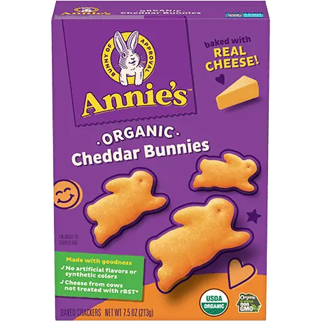 Annie’s Cheddar Bunnies – Healthy Snack