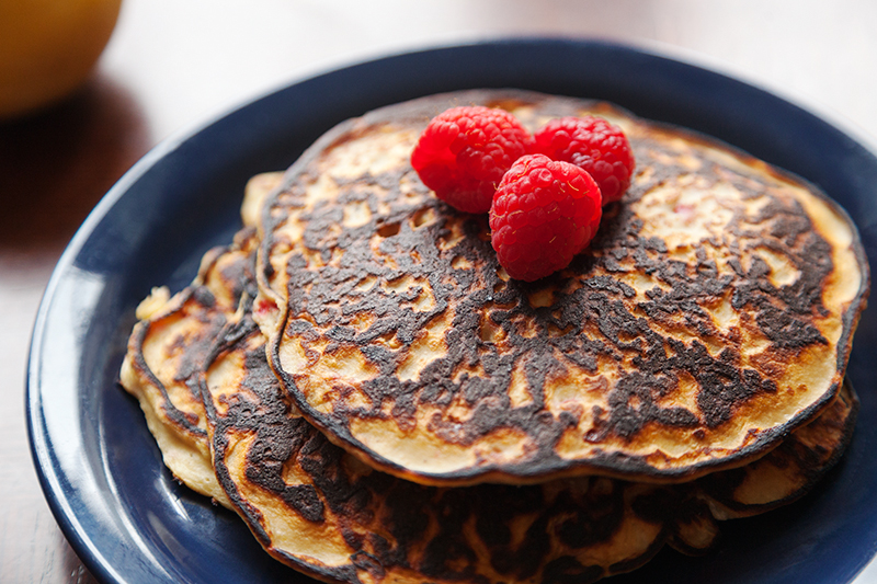 Green Behavior: Recipe of the Week: Raspberry-Ricotta Pancakes